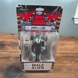 NECA Toony Terrors They Live Male Alien 6" Figure New Blue/Black NIP Stylized